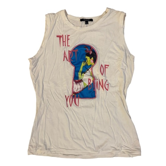 Versace Classic The Art Of Being You Pop Art Tank Top - Picture 1 of 3